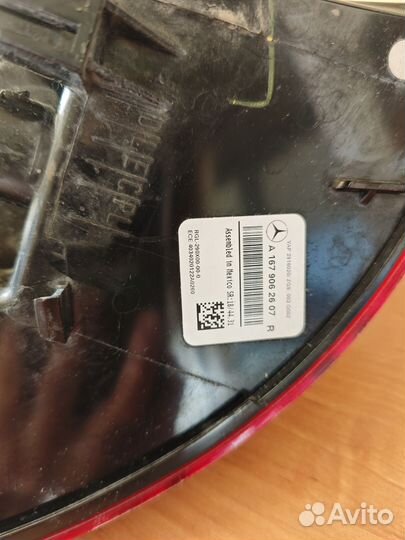 Фонарь задний правый Мерседес-Майбах GLS600