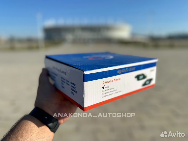 LED туманки Daewoo Nexia 80w