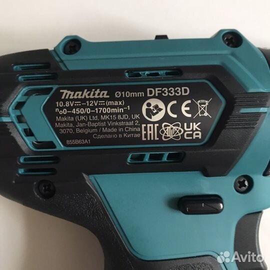 Аккумуляторный шуруповёрт Makita CXT 12V DF333Dz