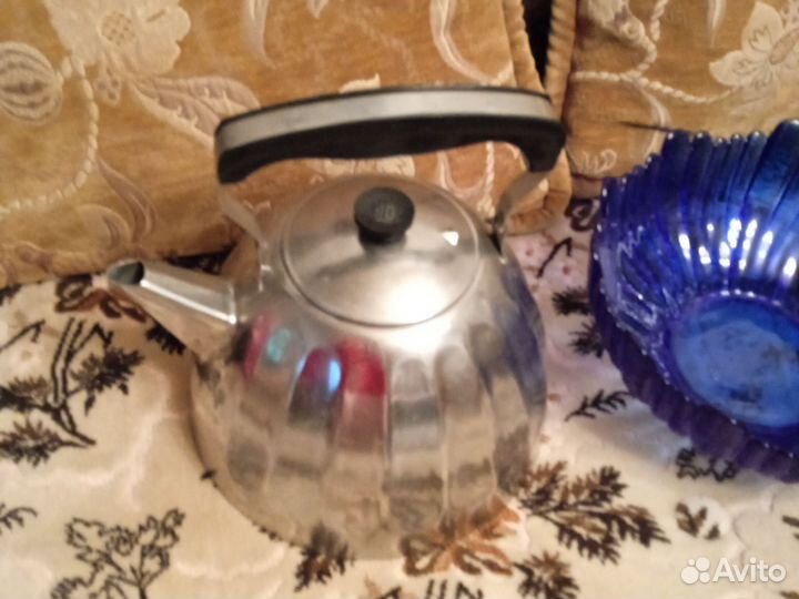 Чайник из нержавейки СССР на плиту новый 3.5 л