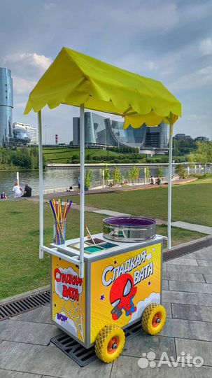 Продажа сладкой ваты