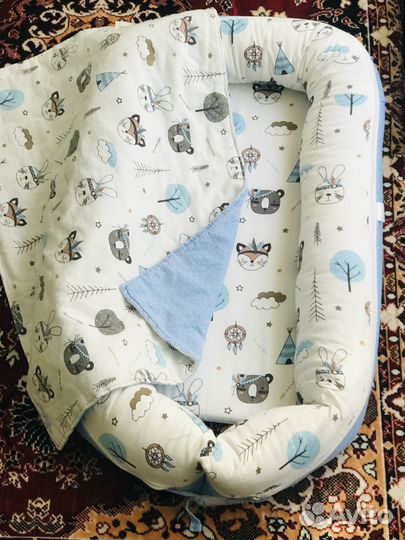 Кокон гнездышко для новорожденных для сна