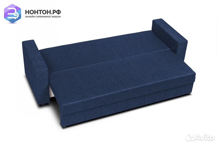 Диван еврокнижка Торонто синий