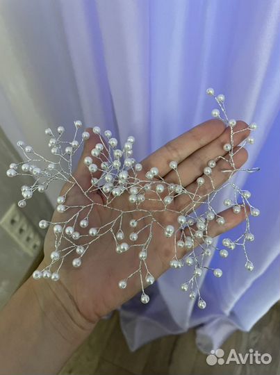 Свадебные украшения вплетать в голову