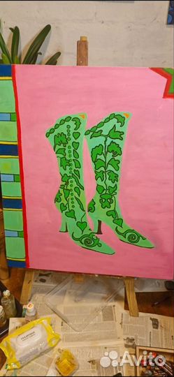 Картина маслом на холсте большая