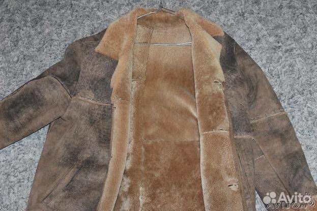 Мужская стильная дубленка