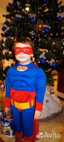 Новогодний костюм супер мэн 1000