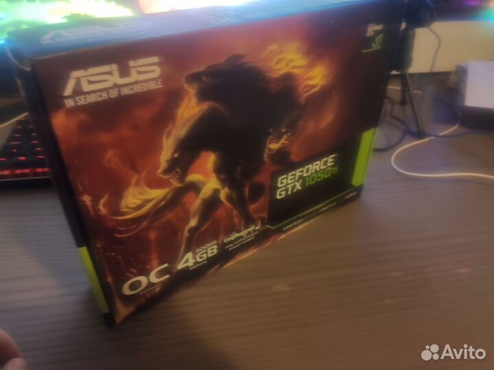 Geforce gtx 1050 ti 4gb asus cerberus