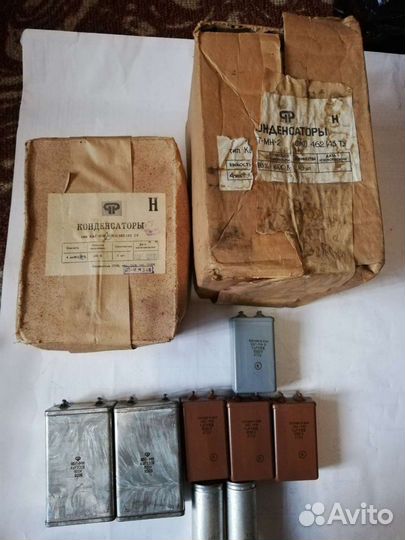 Конденсатор, резистор, реле