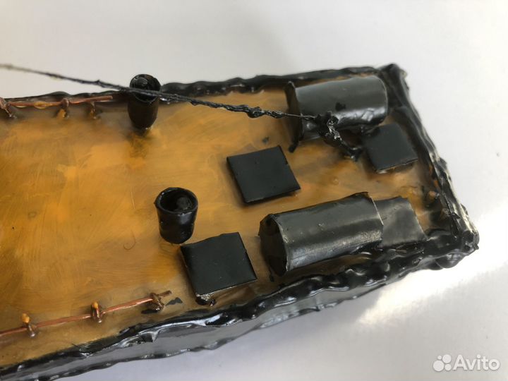 Корабль военный ручной работы