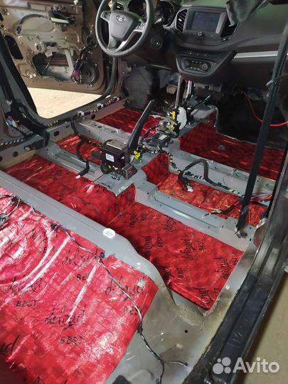 Шумоизоляция LADA Granta, Priora, Vesta, Largus