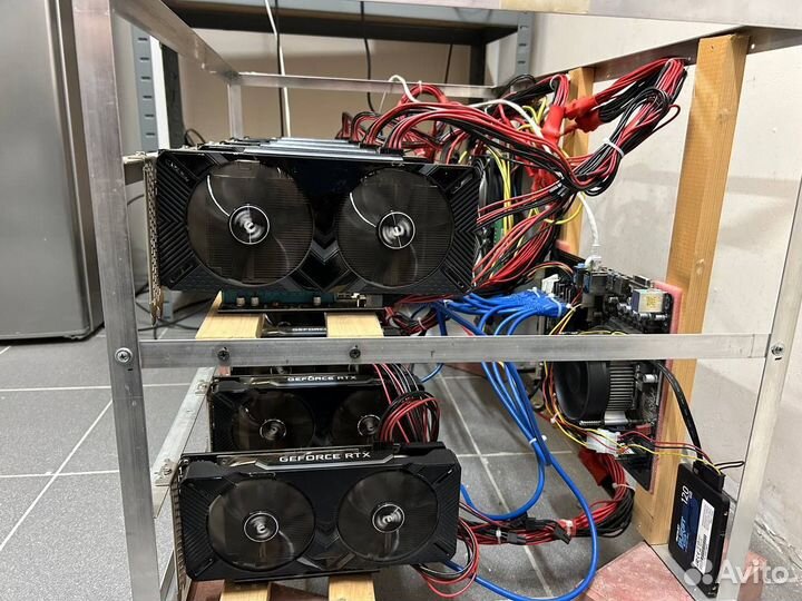 Майнинг ферма rtx 2060 super X10