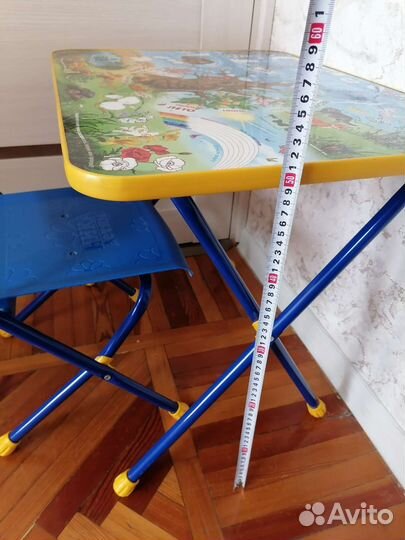 Стол и стул детский складной
