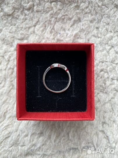 Серебряное кольцо «Бесконечность»