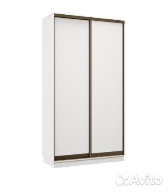 Шкаф-купе Классика шимо светлый/серебро 100х220х45