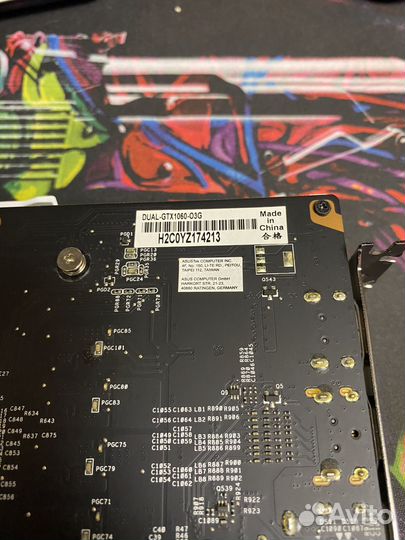 Видеокарта Asus GTX 1060 3gb