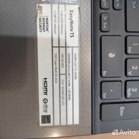 Packard bell easynote ts11