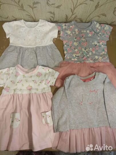 Платья на девочку 9-12 месяцев