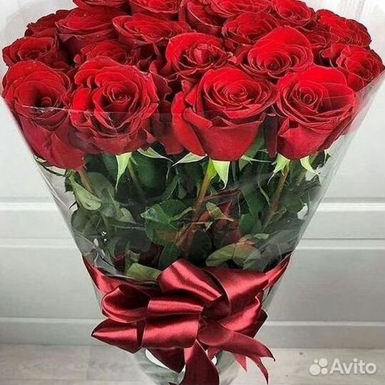 Высокие метровые розы Букеты Доставка