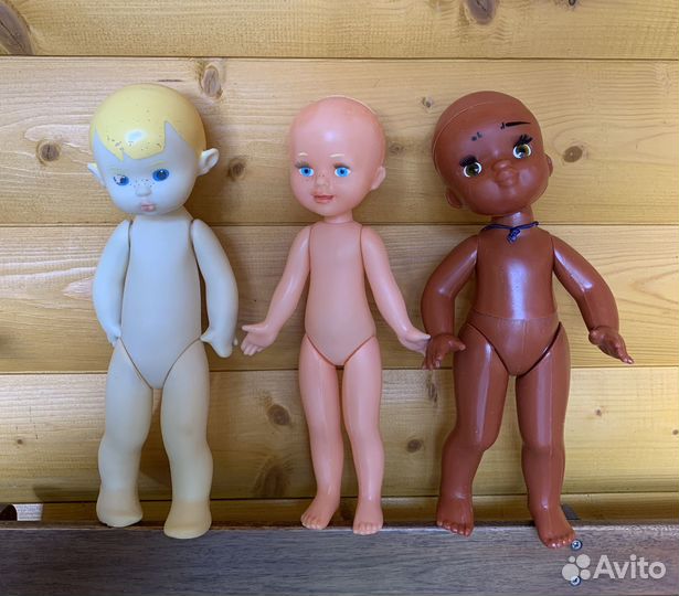 Куклы СССР от Ленигрушка: Володька, Емеля и Индеец