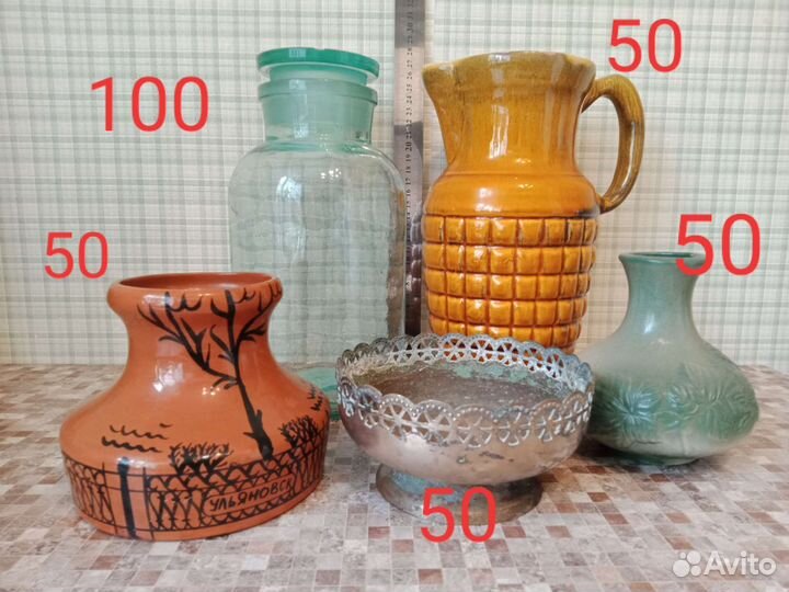 Посуда, вазы, предметы быта СССР и не только