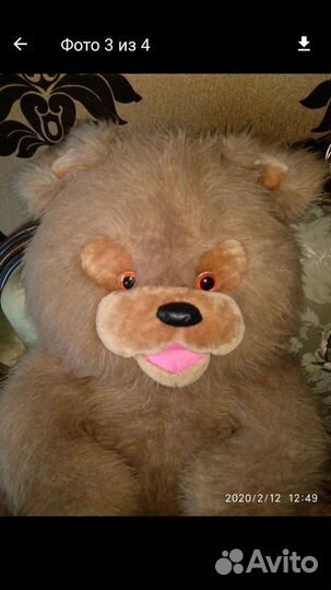Мишка мягкая игрушка