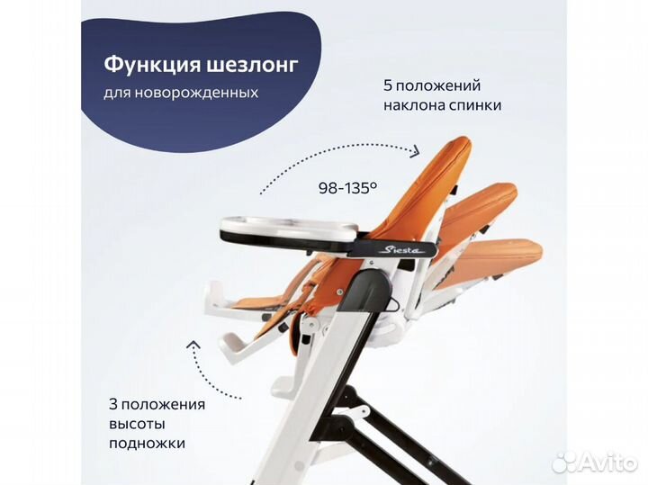 Стульчик для кормления peg perego siesta