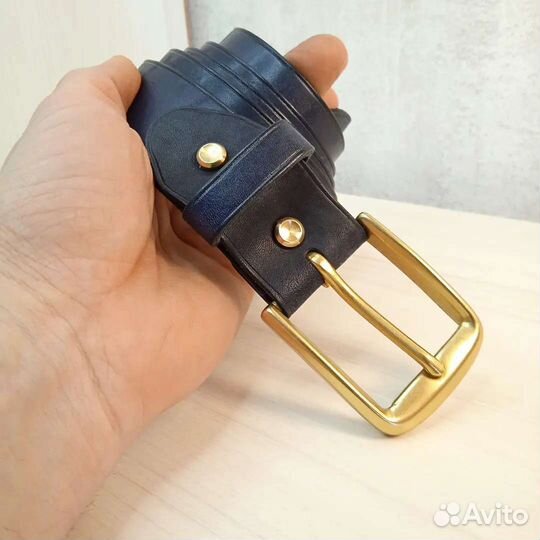 Классический ремень из натуральной кожи