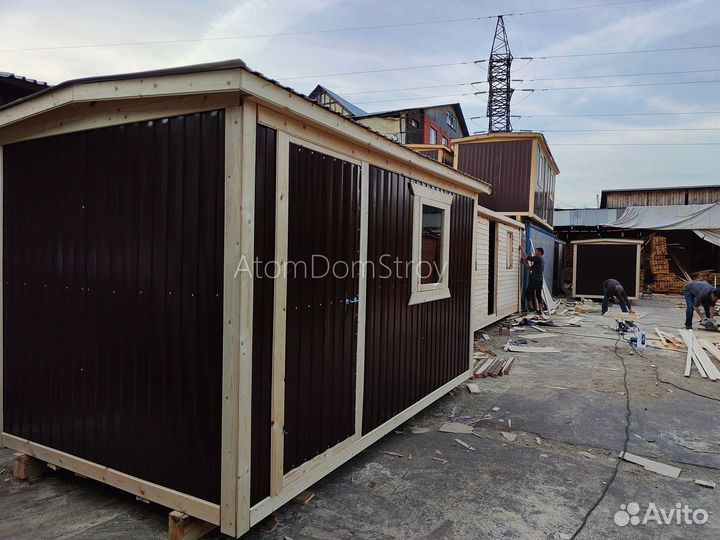 Бытовка металлическая хоз блок / С гарантией