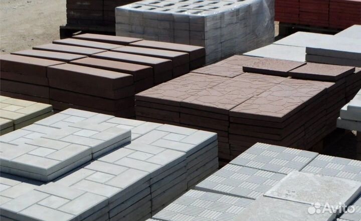 Тротуарная плитка эконом 8 кирпичей