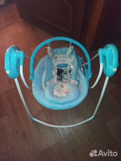 Детские электронные качели шезлонг