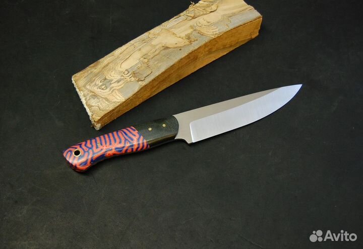 Походный нож, нержавеющая AUS10co, микарта