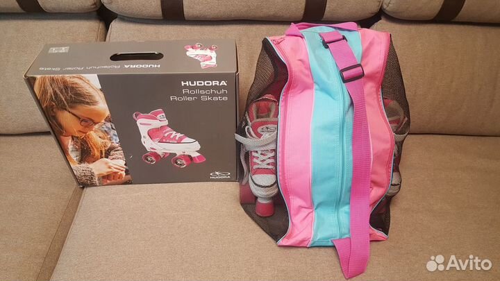Ролики hudora Rollschuh Roller Skate Pink (28-31)
