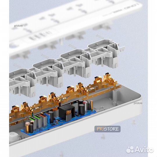 Универсальный сетевой фильтр с USB Xiaomi Ldnio