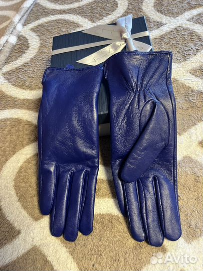 Перчатки женские кожаные размер 7