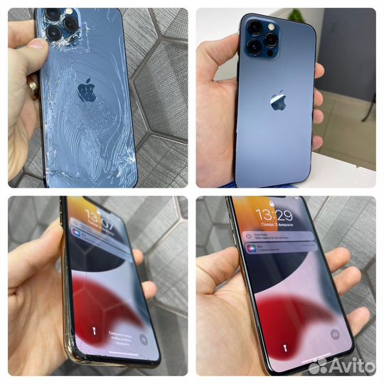 Ремонт Айфонов, Андройд, переклейка стекла