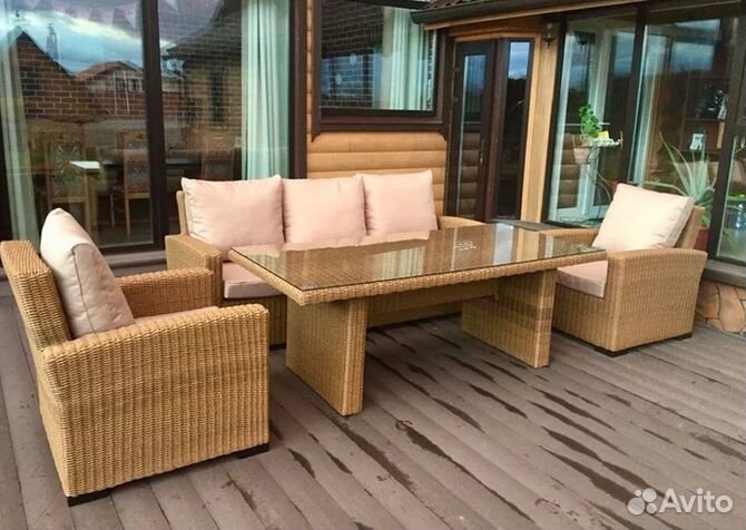 Комплект мебели из ротанга