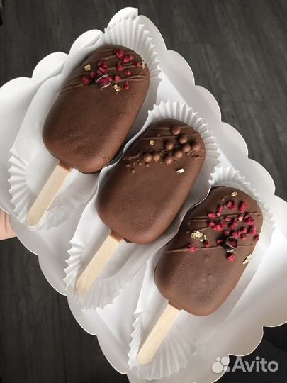 Торты, капкейки, кейк попсы, эскимо