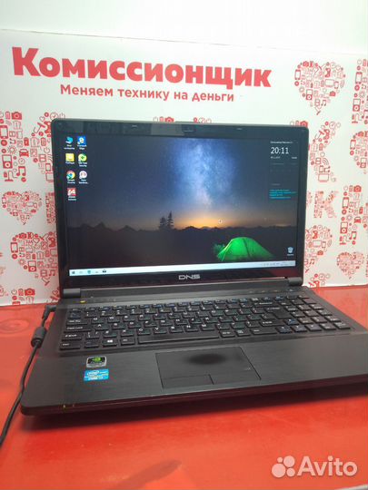 Ноутбук DNS 15,6 i7 кгн05