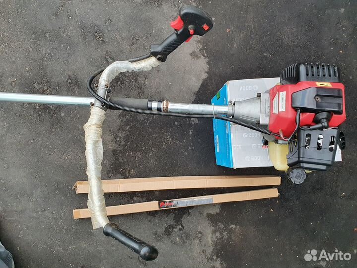 Бензокоса бензо триммер кусторез 52cc edon