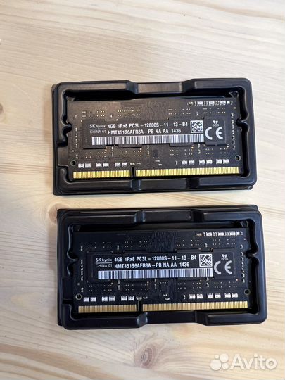 Оперативная память SO dimm DDR3 4 gb 1600 Мгц iMac