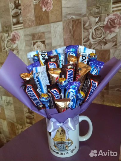 Шоколадные розы букет