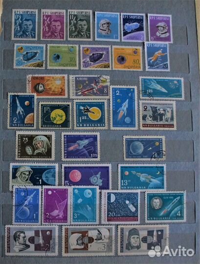 Космос Первые марки