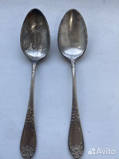 Чайные ложки из мельхиора СССР