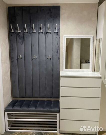 Вешалка в прихожую. Мягкая прихожая