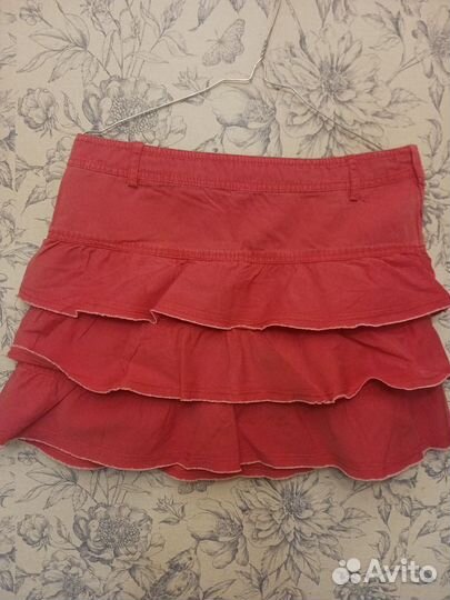 Юбка zara испания хлопок