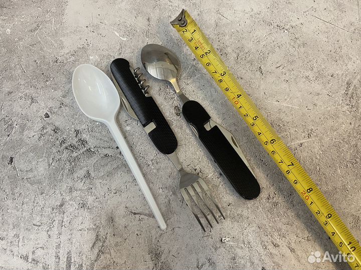 Набор походный ложка вилка нож