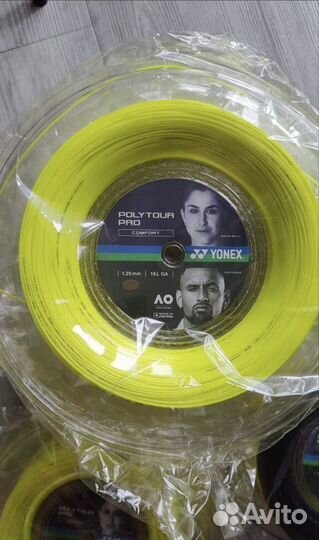 Теннисные струны yonex polytour 1.3;1.25