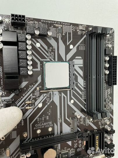 Материнская плата B450M / Ryzen 1600