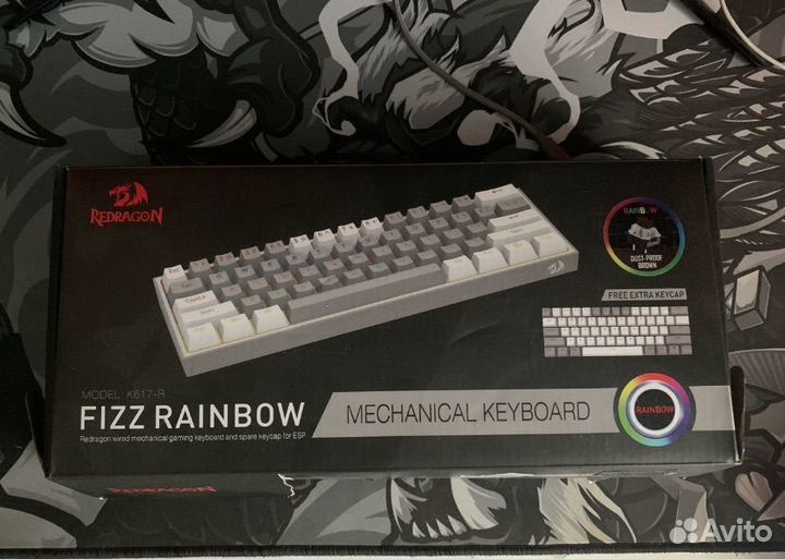 Клавиатура игровая Red Dragon fizz k617